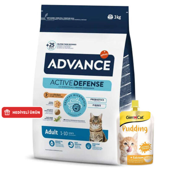 Advance Chicken and Rice Adult Dry Cat Food 3 Kg. - 1