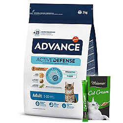 Advance Chicken and Rice Adult Dry Cat Food 3 Kg. - Advance
