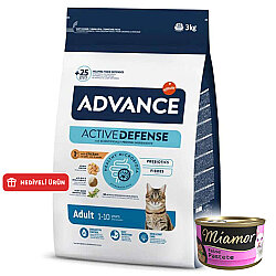 Advance Chicken and Rice Adult Dry Cat Food 3 Kg. - Advance