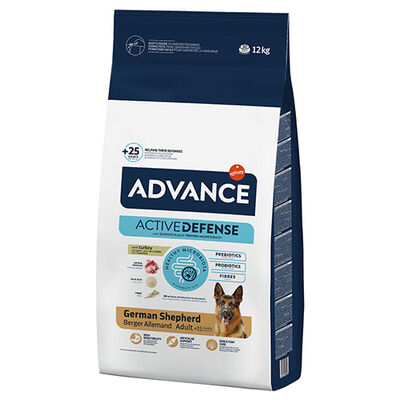 Advance German Shepherd Adult Dry Dog Food 12 Kg.