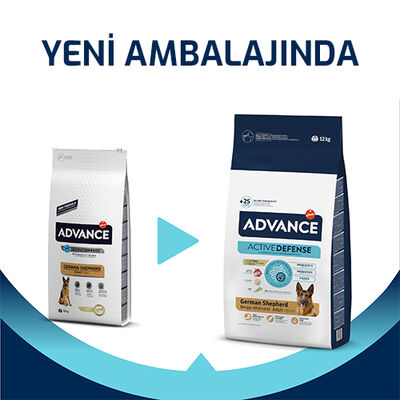 Advance German Shepherd Adult Dry Dog Food 12 Kg.