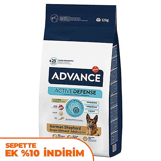 Advance German Shepherd Alman Kurdu Köpek Maması 12 Kg - 1