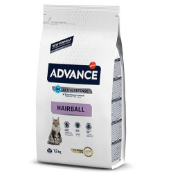 Advance - Advance Hairball Tüy Yumağı Kontrol Kedi Maması 1,5 Kg + Temizlik Mendili