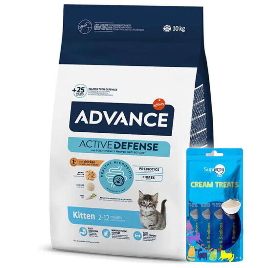 Advance Kitten Dry Cat Food 10 Kg. - 1