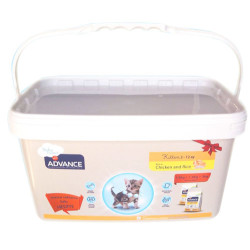 Advance Kitten Yavru Tavuk Etli Kedi Maması 1.5 + 1.5 Kg + Saklama Kabı (Toplam 3 Kg) - Advance