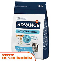 Advance Kitten Yavru Tavuk Etli Kedi Maması 3 Kg - Advance