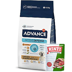Advance Labrador Golden Retriever Irk Köpek Maması 11,5 Kg + 5 Adet Rinti Pouch 400 Gr - Advance
