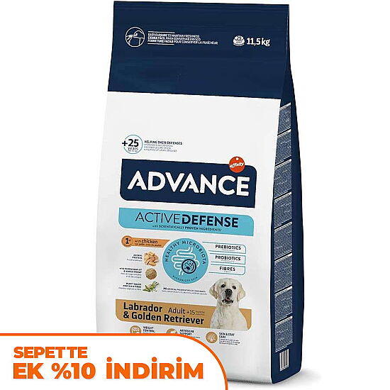 Advance Labrador Golden Retriever Irk Köpek Maması 11,5 Kg - 1