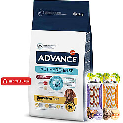 Advance Lamb Kuzu Etli Köpek Maması 12 Kg + 4 Adet Garden Mix Burgu Kemik Ödül 70 Gr - Advance
