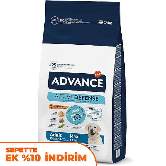 Advance Maxi Adult Tavuk Etli Köpek Maması 14 Kg - 1