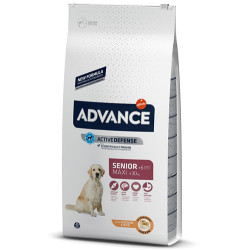 Advance - Advance Maxi Senior Büyük Irk Yaşlı Köpek Maması 14 Kg + 4 Adet Temizlik Mendili