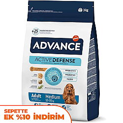 Advance Medium Tavuklu Orta Irk Köpek Maması 3 Kg - Advance