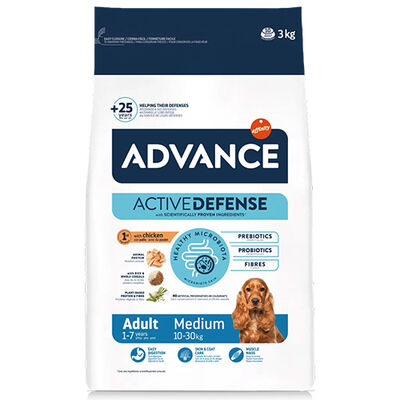 Advance Medium Tavuklu Orta Irk Köpek Maması 3 Kg + Temizlik Mendili - 2