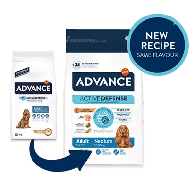 Advance Medium Tavuklu Orta Irk Köpek Maması 3 Kg + Temizlik Mendili - 4