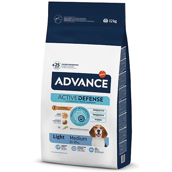 Advance Medium Light Tavuk Etli Orta Irk Köpek Maması 12 Kg + 4 Adet Garden Mix Köpek Ödül 90 Gr - 2
