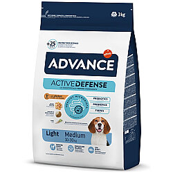 Advance Medium Light Tavuk Etli Orta Irk Köpek Maması 3 Kg + 2 Adet Garden Mix Köpek Ödül 90 Gr - 2