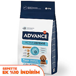 Advance Medium Puppy Tavuk Etli Yavru Köpek Maması 12 Kg - Advance