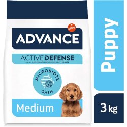 Advance Medium Puppy Tavuk Etli Yavru Köpek Maması 3 Kg + Temizlik Mendili - 2