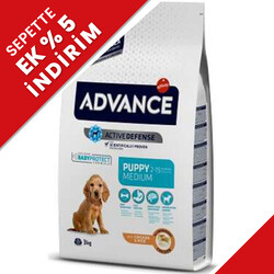 Advance - Advance Medium Puppy Tavuk Etli Yavru Köpek Maması 3 Kg