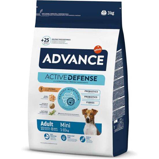 Advance Mini Adult Dry Dog Food 3 Kg. - 1
