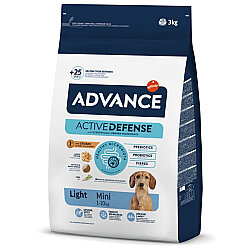 Advance Mini Light Tavuk Etli Küçük Irk Köpek Maması 3 Kg + 2 Adet Garden Mix Burgu Kemik Ödül 70 Gr - 2