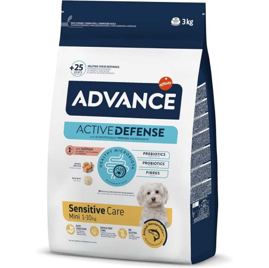 Advance Mini Sensitive Salmon Dry Dog Food 3 Kg. - 1
