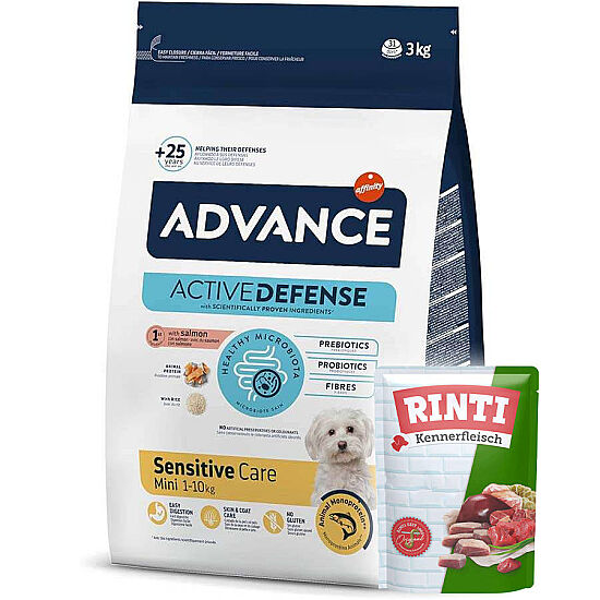 Advance Mini Sensitive Salmon Dry Dog Food 3 Kg. - 1