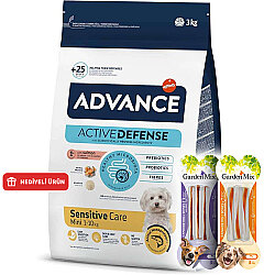 Advance Mini Sensitive Salmon Dry Dog Food 3 Kg. - Advance