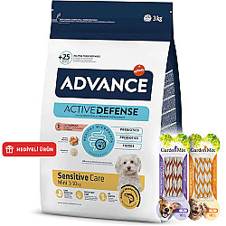Advance Mini Sensitive Salmon Dry Dog Food 3 Kg. - Advance