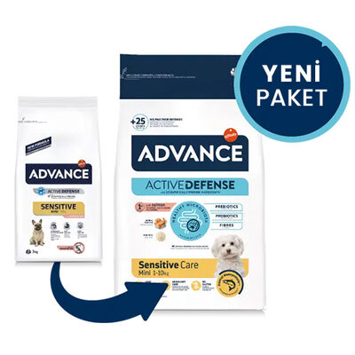 Advance Mini Somonlu Küçük Irk Köpek Maması 3 Kg + Temizlik Mendili - 4
