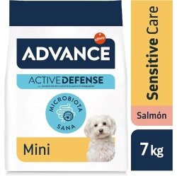 Advance Mini Sensitive Somonlu Küçük Irk Köpek Maması 7 Kg + Temizlik Mendili - 2