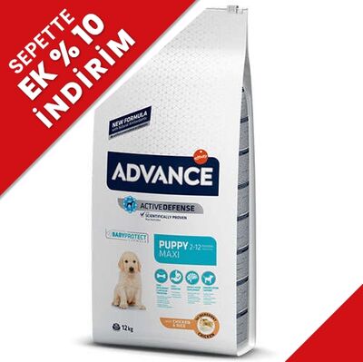 Advance Puppy Maxi Dry Dog Food 12 Kg.