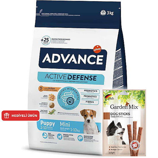 Advance Puppy Mini Dry Dog Food 3 Kg. - 1