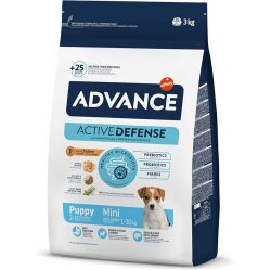 Advance Puppy Mini Küçük Irk Yavru Köpek Maması 3 Kg + Temizlik Mendili - Advance