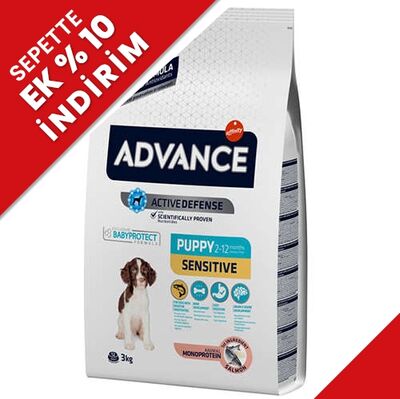 Advance Puppy Sensitive Salmon Dry Dog Food 3 Kg.