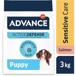 Advance Puppy Sensitive Somonlu Yavru Köpek Maması 3 Kg + Temizlik Mendili - 2