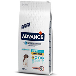 Advance Puppy Sensitive Yavru Köpek Maması 12 Kg + Temizlik Mendili - Advance