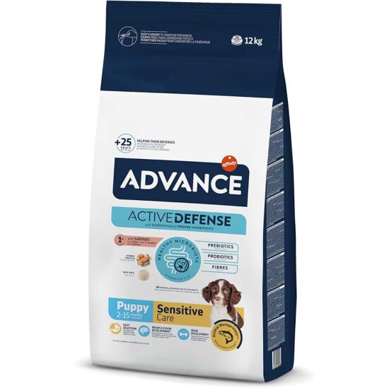 Advance Puppy Sensitive Yavru Köpek Maması 12 Kg + Temizlik Mendili - 1