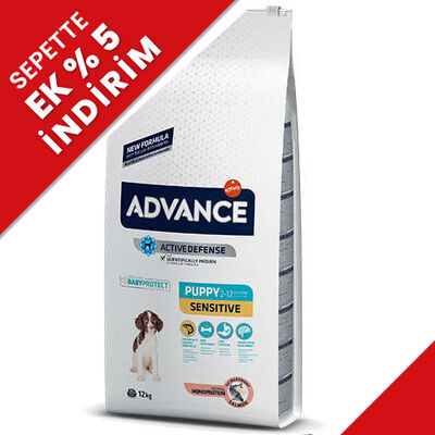 Advance Puppy Sensitive Yavru Köpek Maması 12 Kg