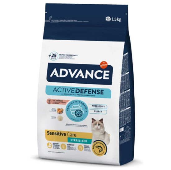 Advance Sensitive Kısırlaştırılmış Somonlu Kedi Maması 1,5 Kg + Gimcat 20 Gr Multivitamin Paste - 2