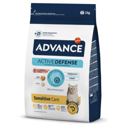 Advance Sensitive Salmon Adult Dry Cat Food 3 Kg. - Advance