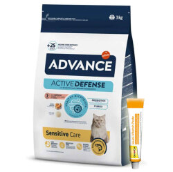 Advance Sensitive Salmon Adult Dry Cat Food 3 Kg. - Advance