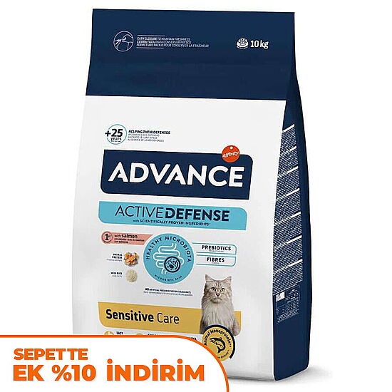 Advance Sensitive Somonlu Kedi Maması 10 Kg - 1