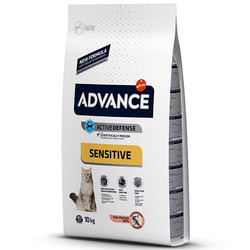 Advance - Advance Sensitive Somonlu Kedi Maması 10 Kg