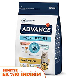 Advance Sensitive Somonlu Kedi Maması 3 Kg - Advance
