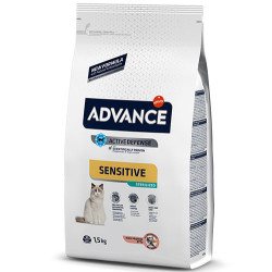 Advance Sensitive Sterilised Salmon Adult Dry Cat Food 1,5 Kg. - Thumbnail