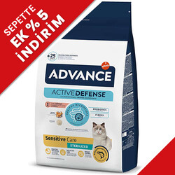 Advance - Advance Sensitive Sterilised Salmon Adult Dry Cat Food 3 Kg.