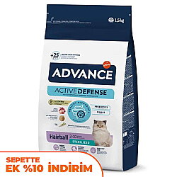 Advance Sterilised Hairball Dry Cat Food 1,5 Kg. - Advance