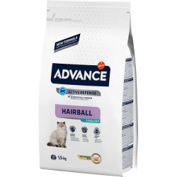 Advance Sterilised Hairball Dry Cat Food 1,5 Kg. - Thumbnail