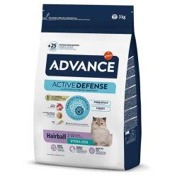 Advance Sterilised Hairball Kısırlaştırılmış Kedi Maması 3 Kg - Advance